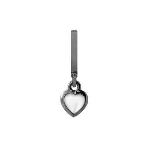 Image of Christina Collect Pearl Heart Heaven oxideret charm